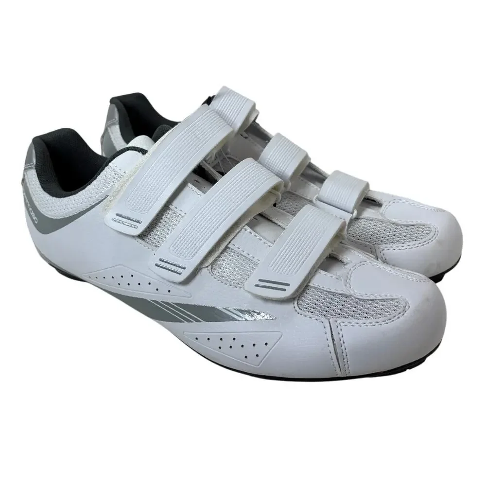 Tommaso Pista 100 Womens Road Cycling Shoes EUR 43‎ US 11 White Strap NOS